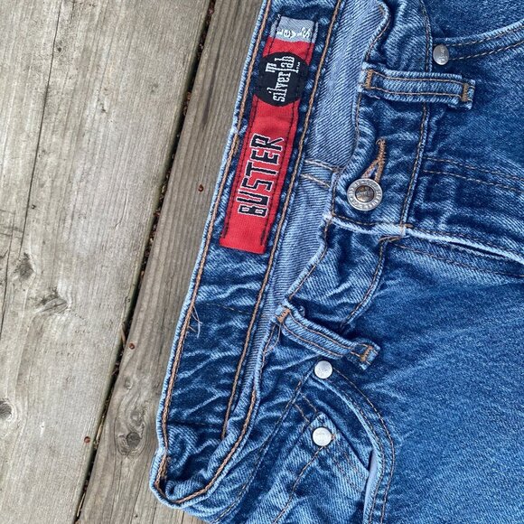 Vintage 1991 Levis Silvertab Jeans Size 27 Blue BUSTER - Picture 6 of 14